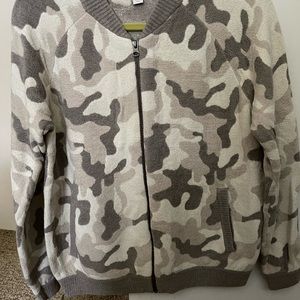 Barefoot Dreams CozyChic Ultra Lite Camo Bomber
